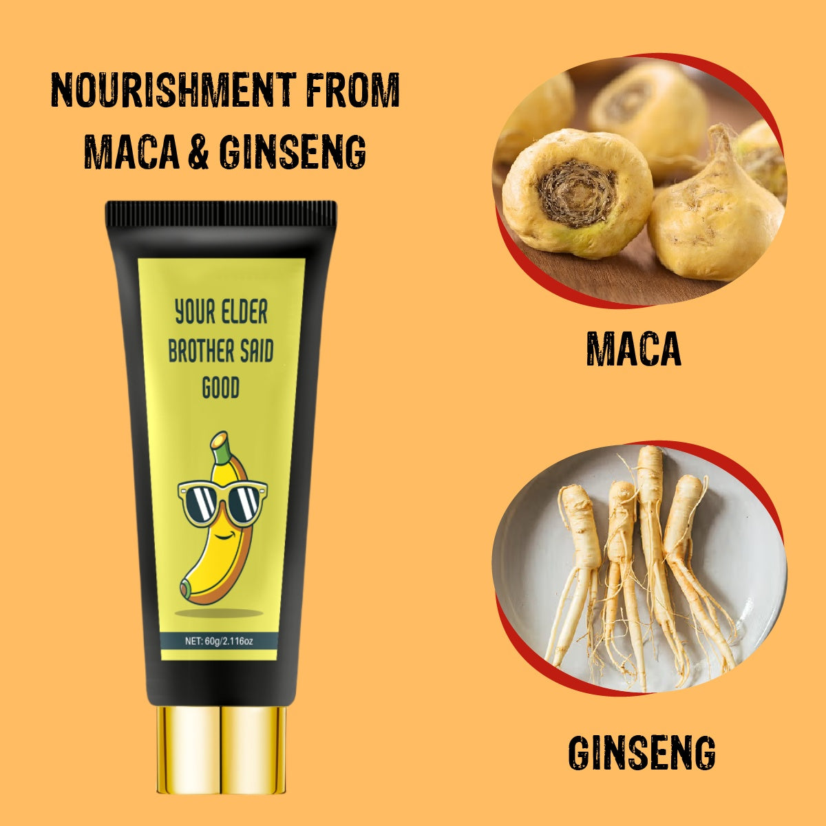 Men's Maca Ginsen Ice Massage Cream