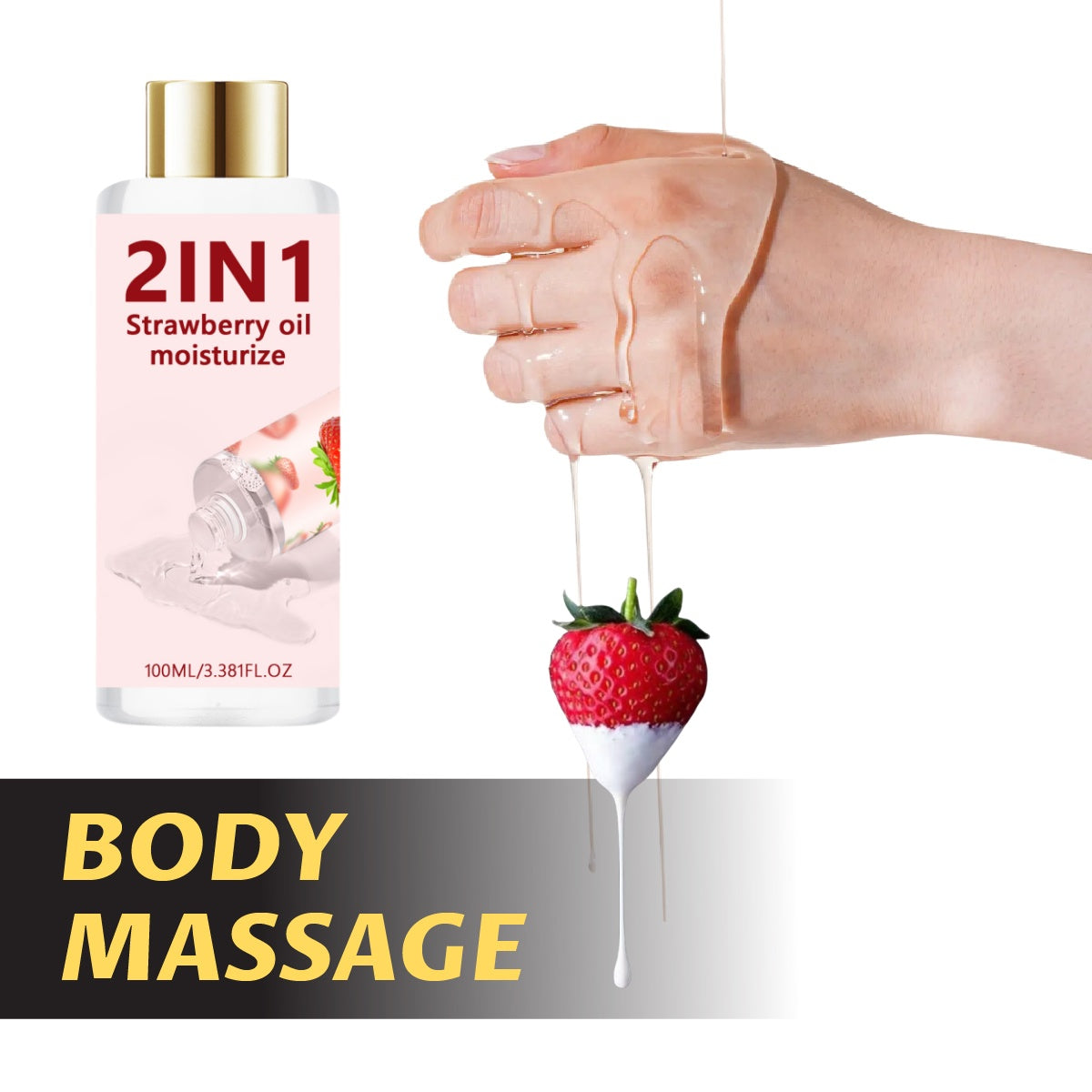 Strawberry Lady's Massage Lubricating Oil