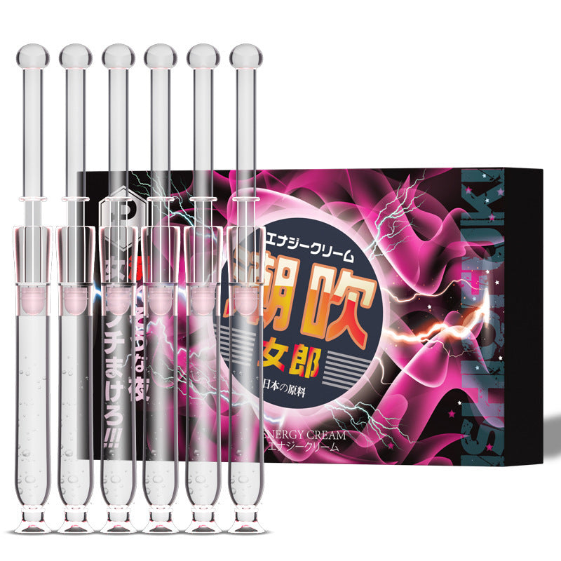 Climax-enhancing lubricant and adult toy set