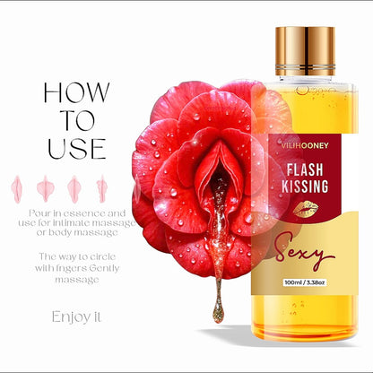 Women's Warming Body Massage Oil - Soothing Botanical Blend