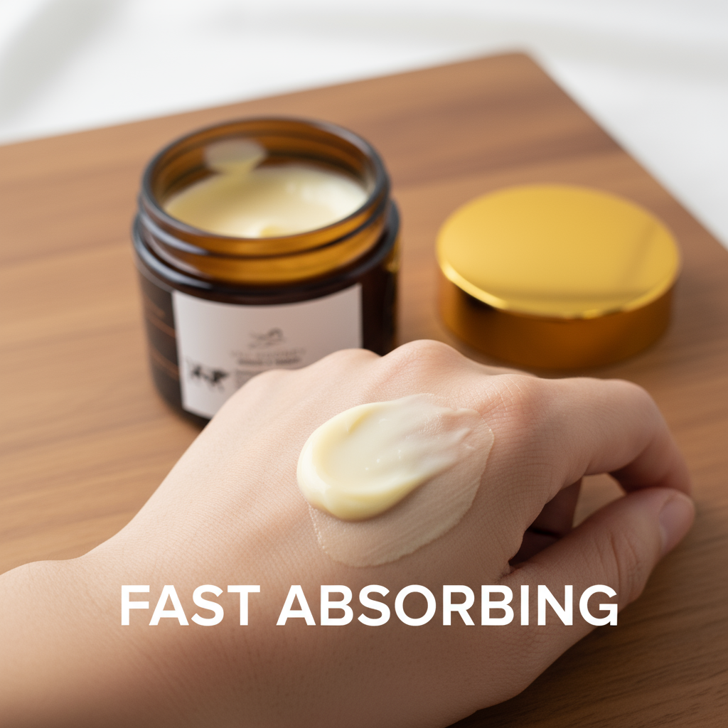 Handmade Natural Sheep and Beef Fat Honey Olive and Rose oil Moisturizing Cream