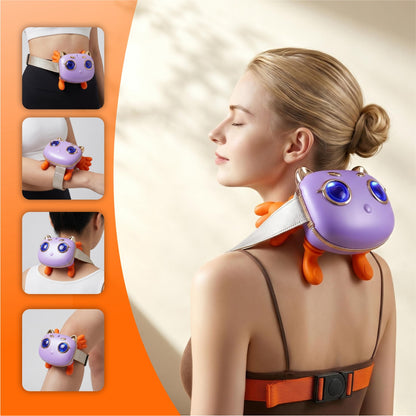 LUMA Red Light Neck & Shoulder Massager — Heated Cordless Relief Device