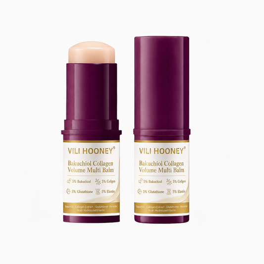 Vili Hooney Bakuchiol Collagen Volume Multi Balm, plumping face balm with bakuchiol