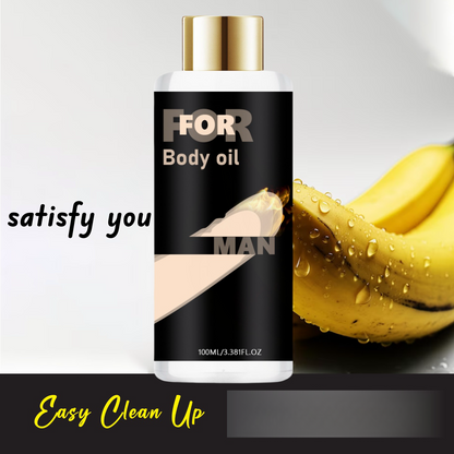Men's Ginseng Body Massage Oil - Relaxing Botanical Blend