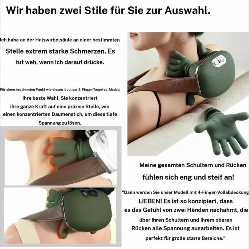 Master Hand Shoulder and Neck Light Therapy Lamp Massager