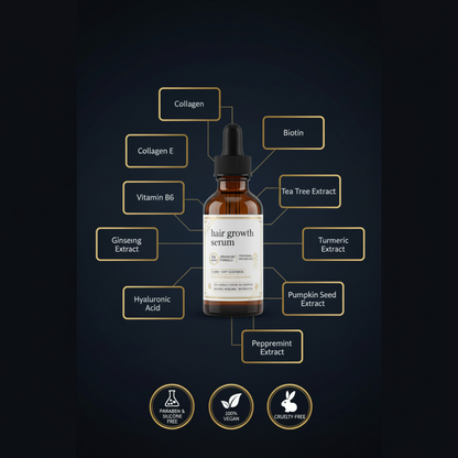 Hair Growth Serum - Ingredients Diagram