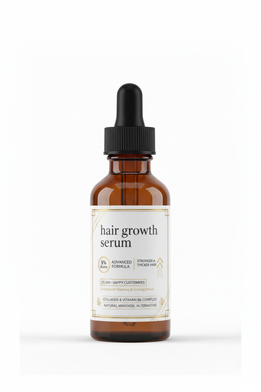 Hair Growth Serum - Product Front View