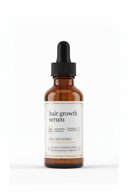 Hair Growth Serum - Product Front View