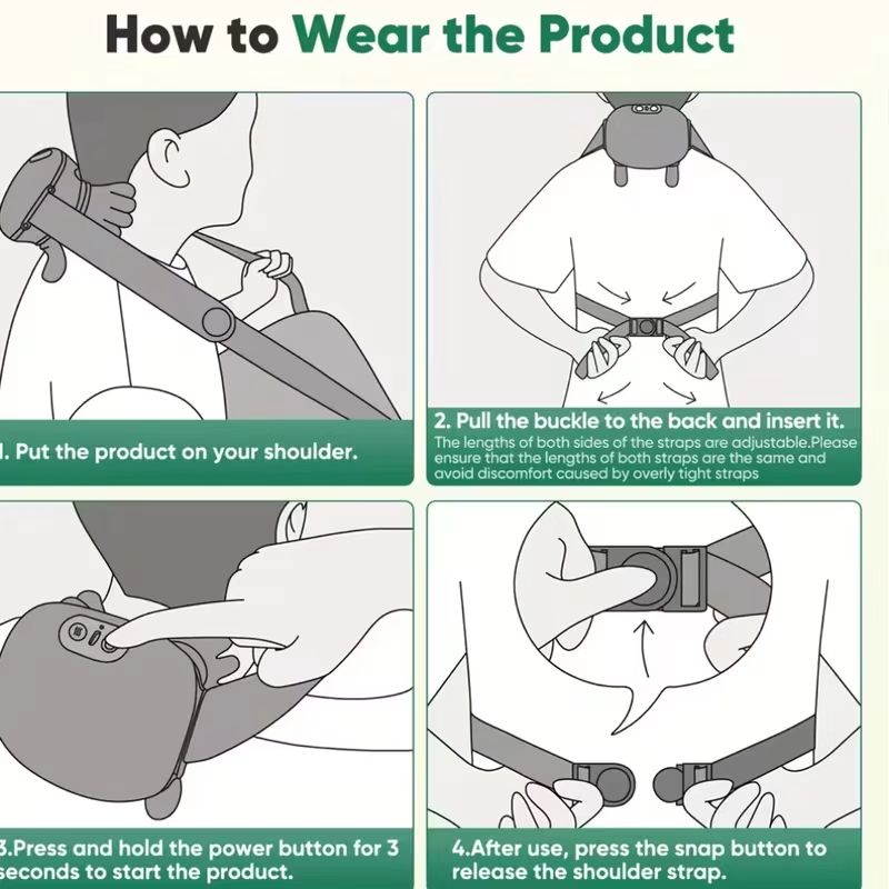 Master Hand Shoulder and Neck Light Therapy Lamp Massager