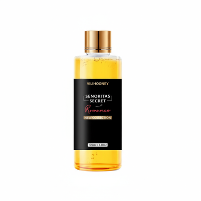 Women's Romance Body Massage Oil by Vili Hooney, relaxing romantic blend